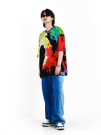 MULTICOLORED TIE-DYE T-SHIRT