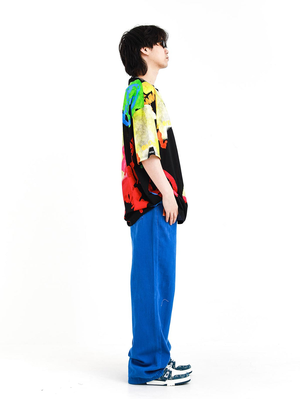 MULTICOLORED TIE-DYE T-SHIRT