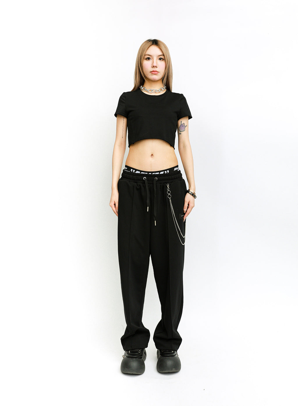 MWM TROUSERS WITH CHAIN