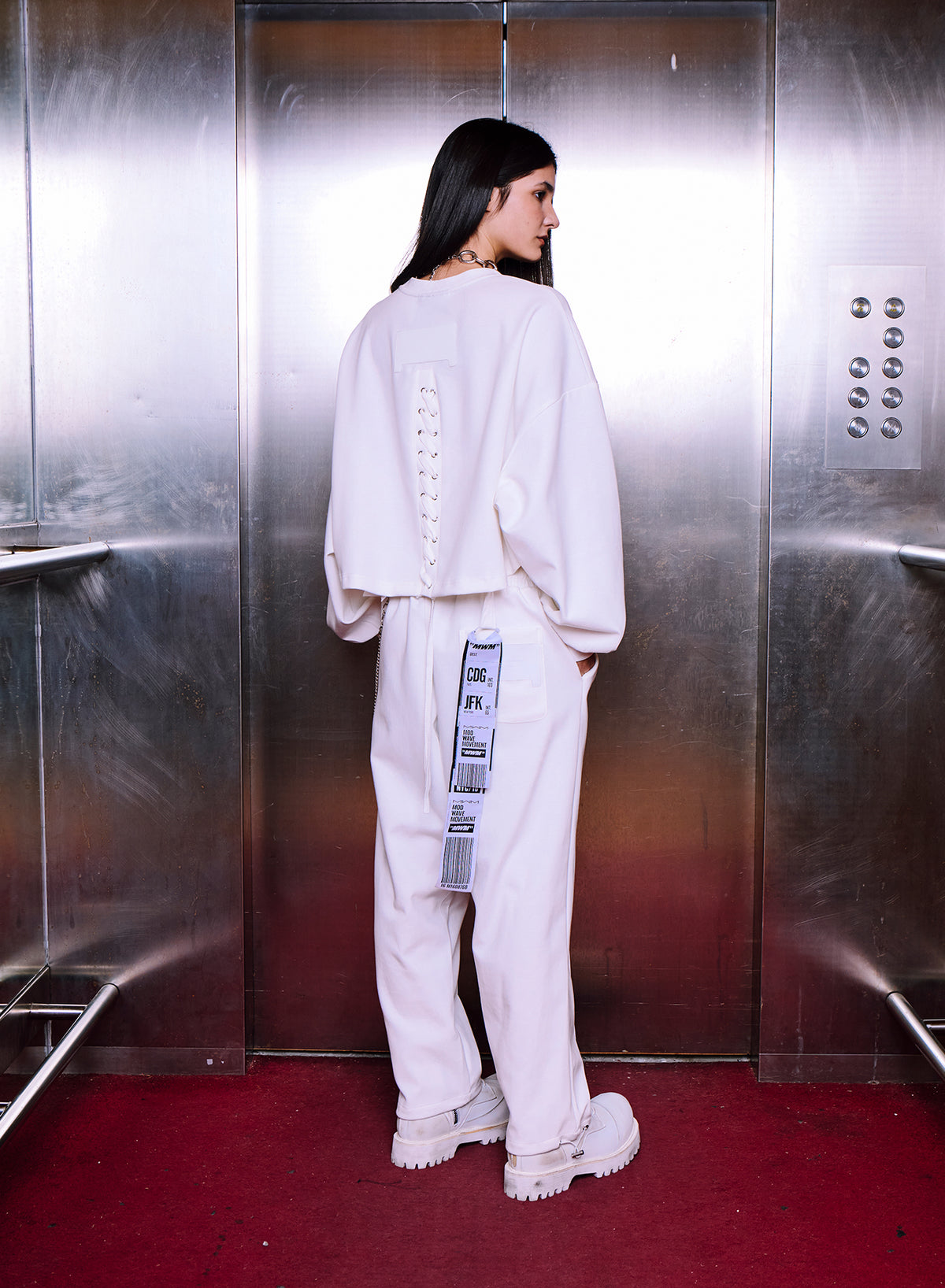 MWM TROUSERS WITH CHAIN