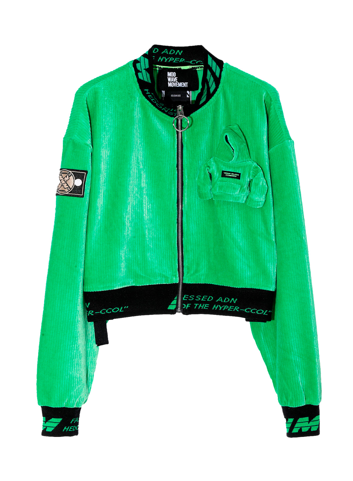 SUDADERA CORTA CON MINIATURA