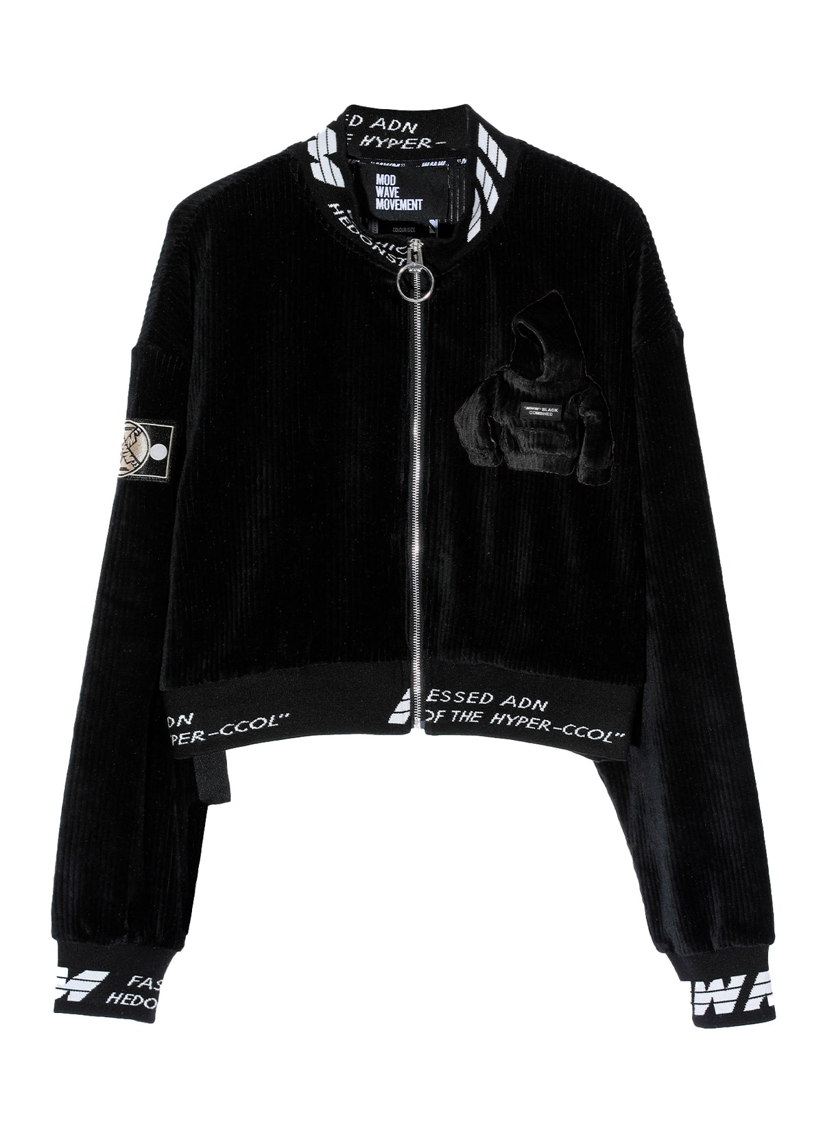 SUDADERA CORTA CON MINIATURA