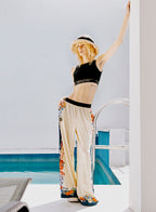 PANTALÓN ANCHO FLORAL MWM