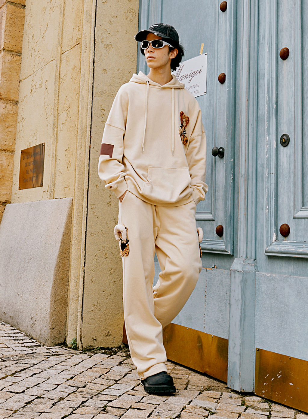 SUDADERA TEDDY CON CAPUCHA