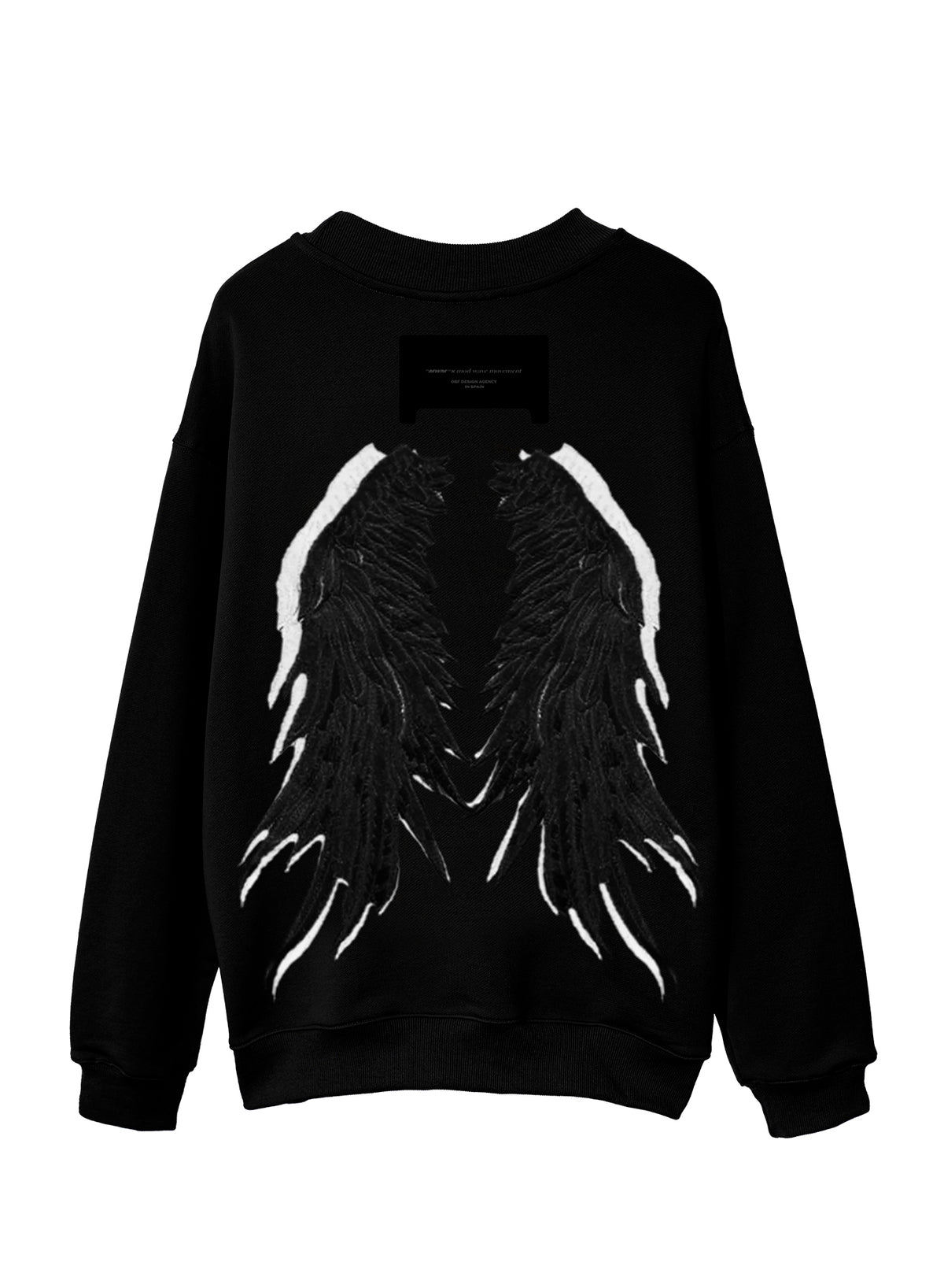 SUDADERA MWM ALAS BORDADAS
