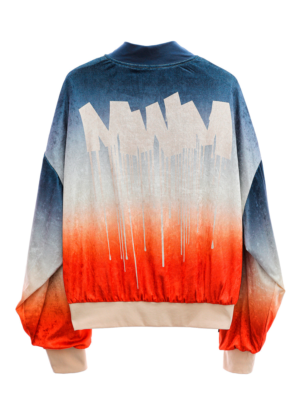 REVERSIBLE BOMBER JACKET MWM OMBRE EFFECT