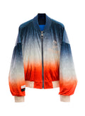 REVERSIBLE BOMBER JACKET MWM OMBRE EFFECT