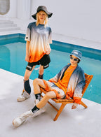 REVERSIBLE BOMBER JACKET MWM OMBRE EFFECT