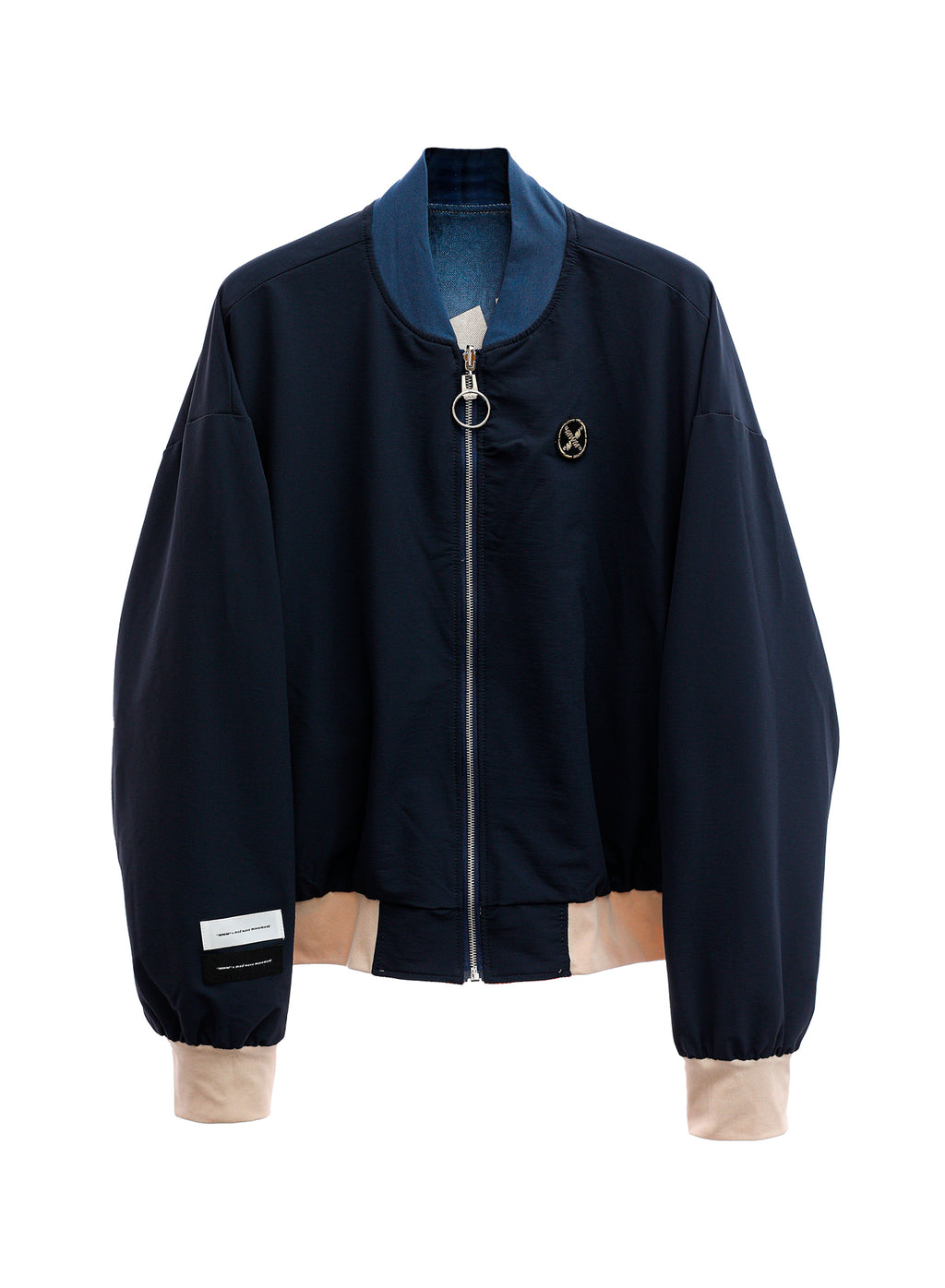 REVERSIBLE BOMBER JACKET MWM OMBRE EFFECT