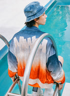 REVERSIBLE BOMBER JACKET MWM OMBRE EFFECT