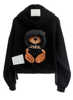 SUDADERA TEDDY CON CAPUCHA