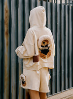 SUDADERA TEDDY CON CAPUCHA