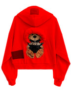 SUDADERA TEDDY CON CAPUCHA
