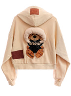 SUDADERA TEDDY CON CAPUCHA