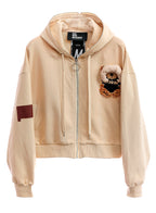 SUDADERA TEDDY CON CAPUCHA