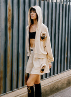 SUDADERA TEDDY CON CAPUCHA