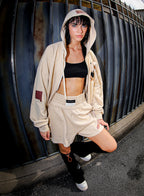 SUDADERA TEDDY CON CAPUCHA