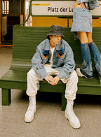 MWM DENIM TEDDY BEAR JACKET