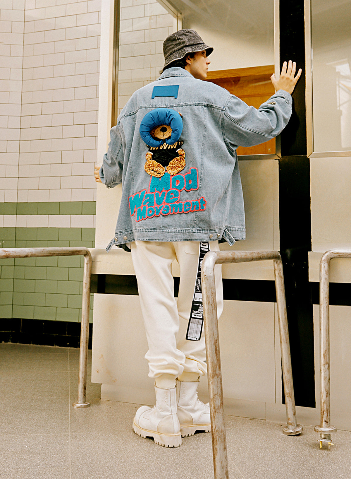 MWM DENIM TEDDY BEAR JACKET