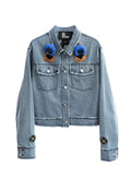 MWM TEDDY BEAR DENIM JACKET