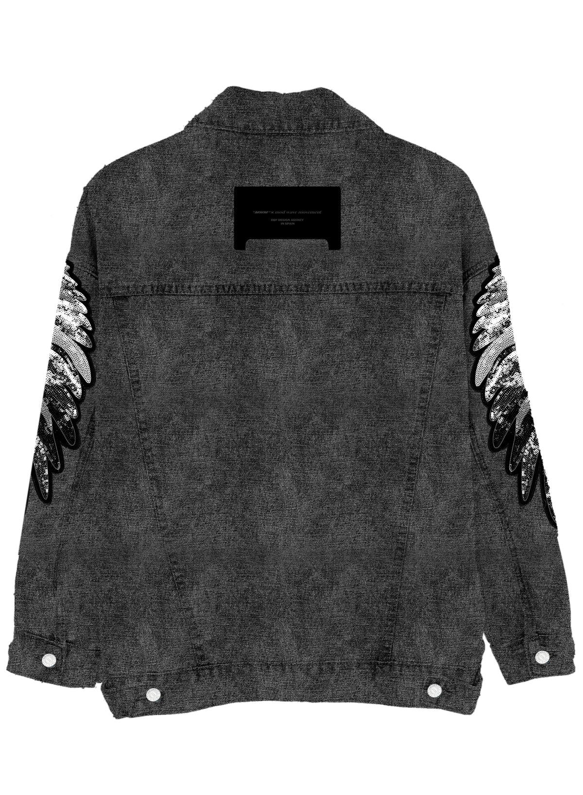CHAQUETA MWM ALAS DENIM OVERSIZE WINGS