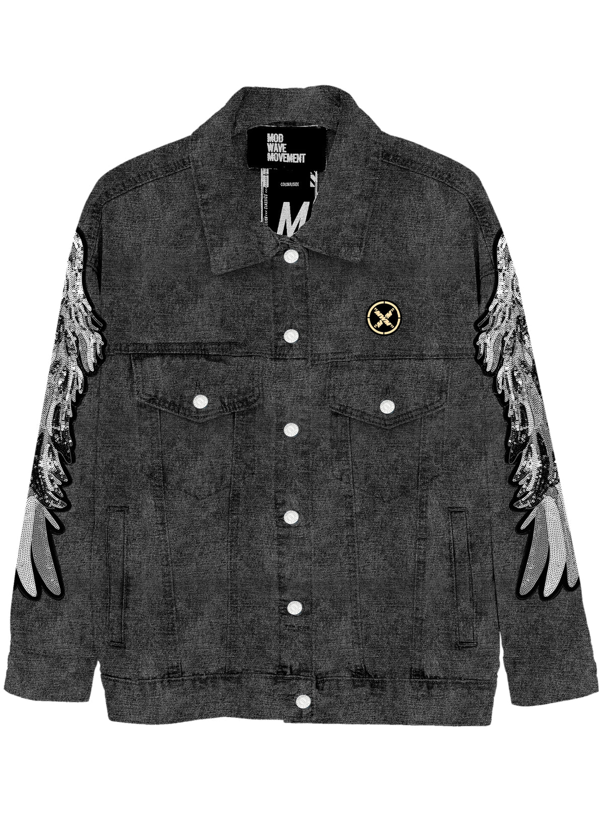 CHAQUETA MWM ALAS DENIM OVERSIZE WINGS