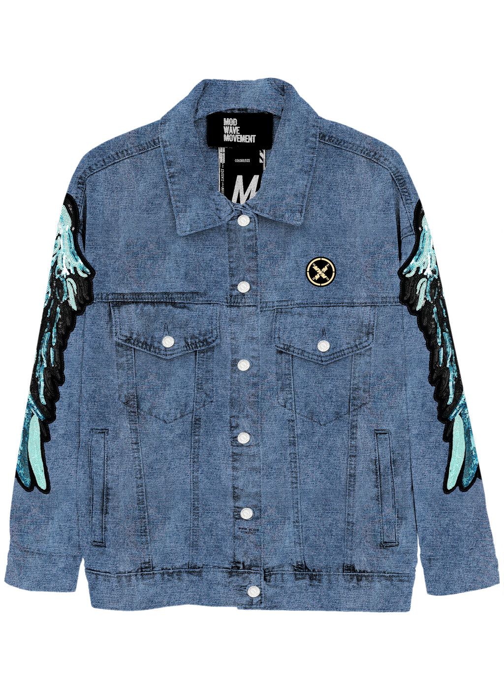 MWM WINGS OVERSIZED DENIM JACKET