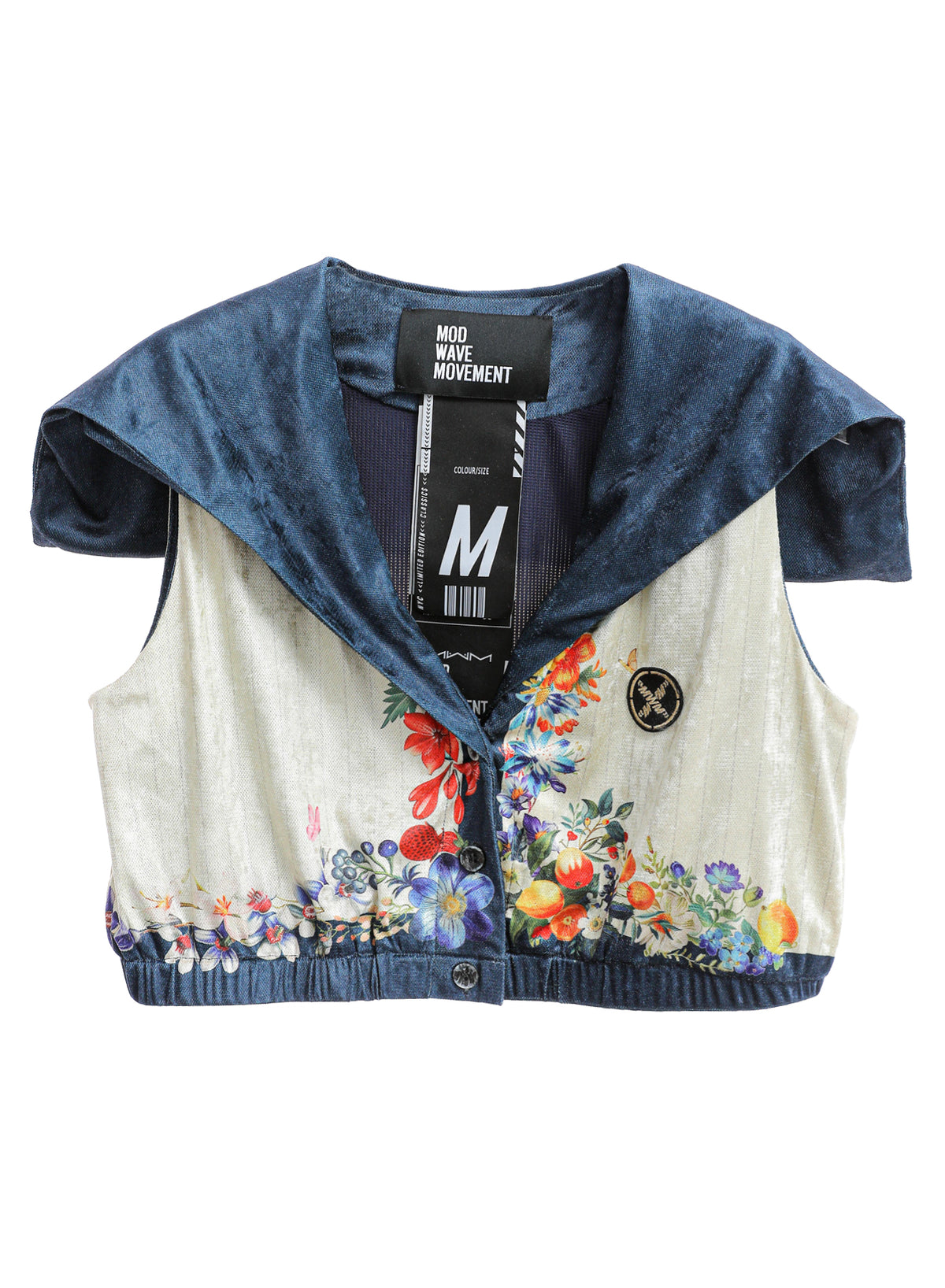 CAMISA CORTA FLORAL MWM