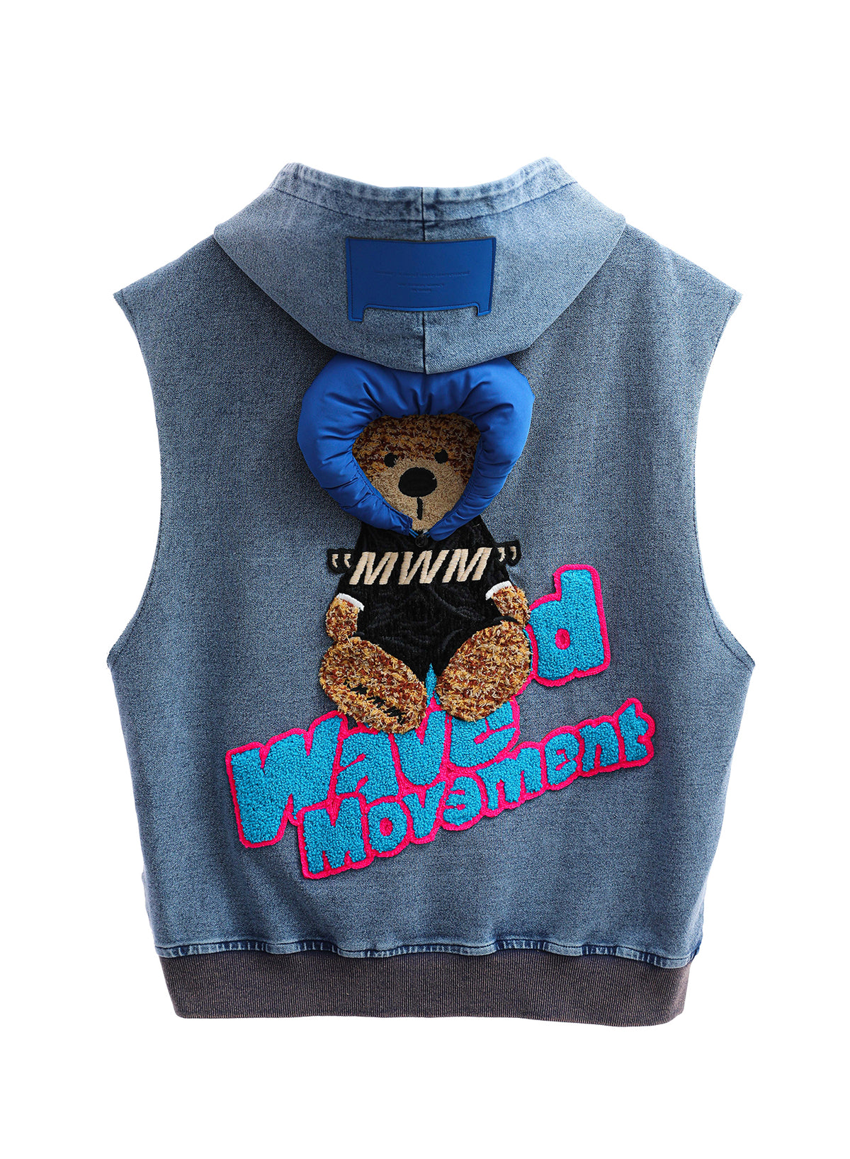CHALECO MWM OSO TEDDY CON CAPUCHA