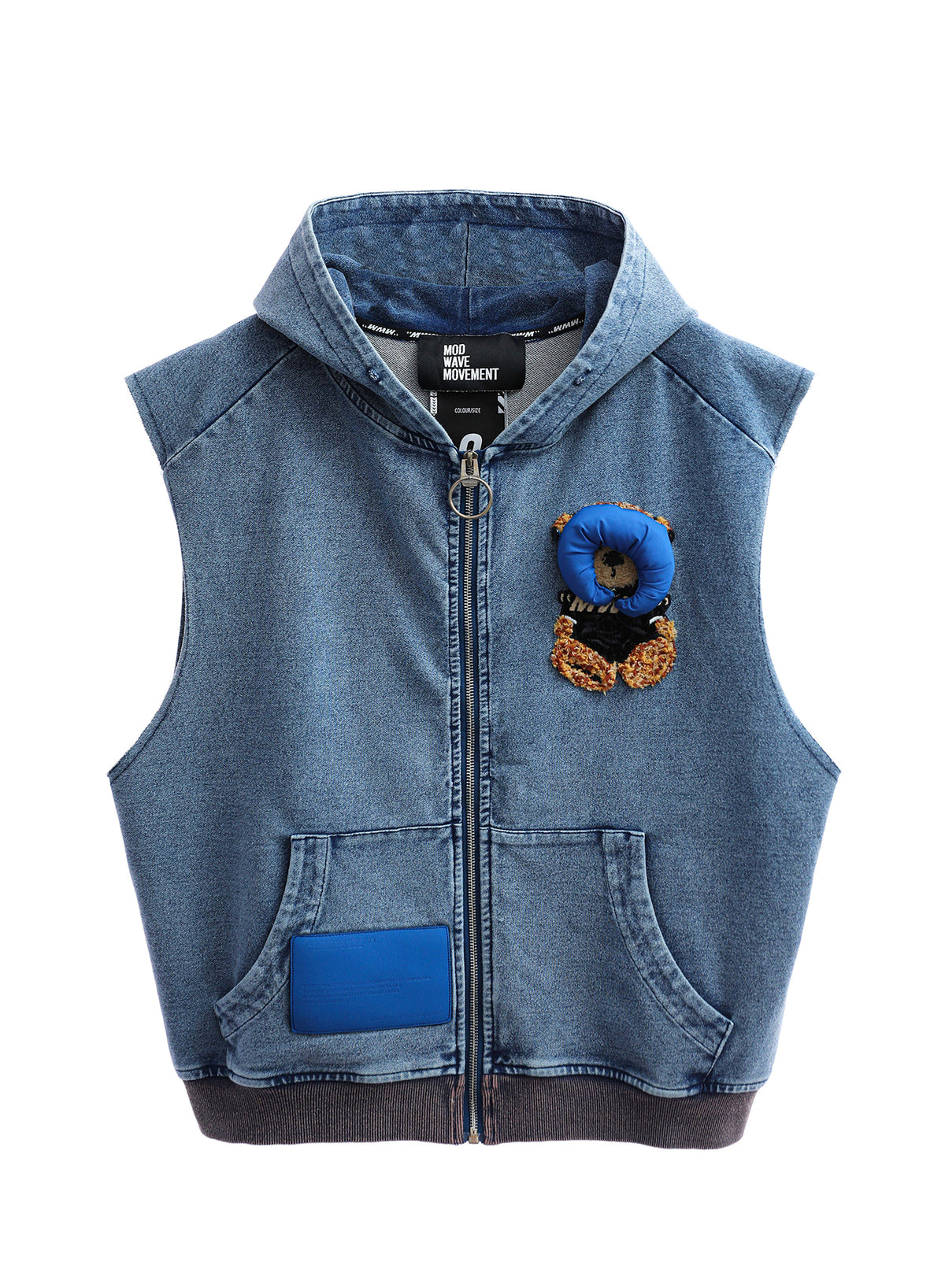 CHALECO MWM OSO TEDDY CON CAPUCHA