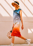 MWM GRADIENT EFFECT DRESS