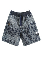 CHECKERED DENIM SHORTS MWM