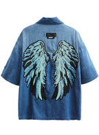 CAMISA MWM ALAS WINGS CON BOLSILLOS CARGO