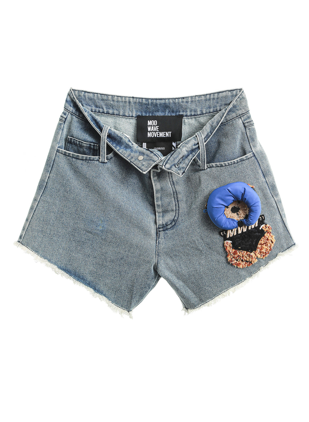 MWM TEDDY BEAR DENIM SHORTS