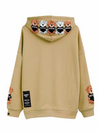 SUDADERA TEDDY CON CAPUCHA