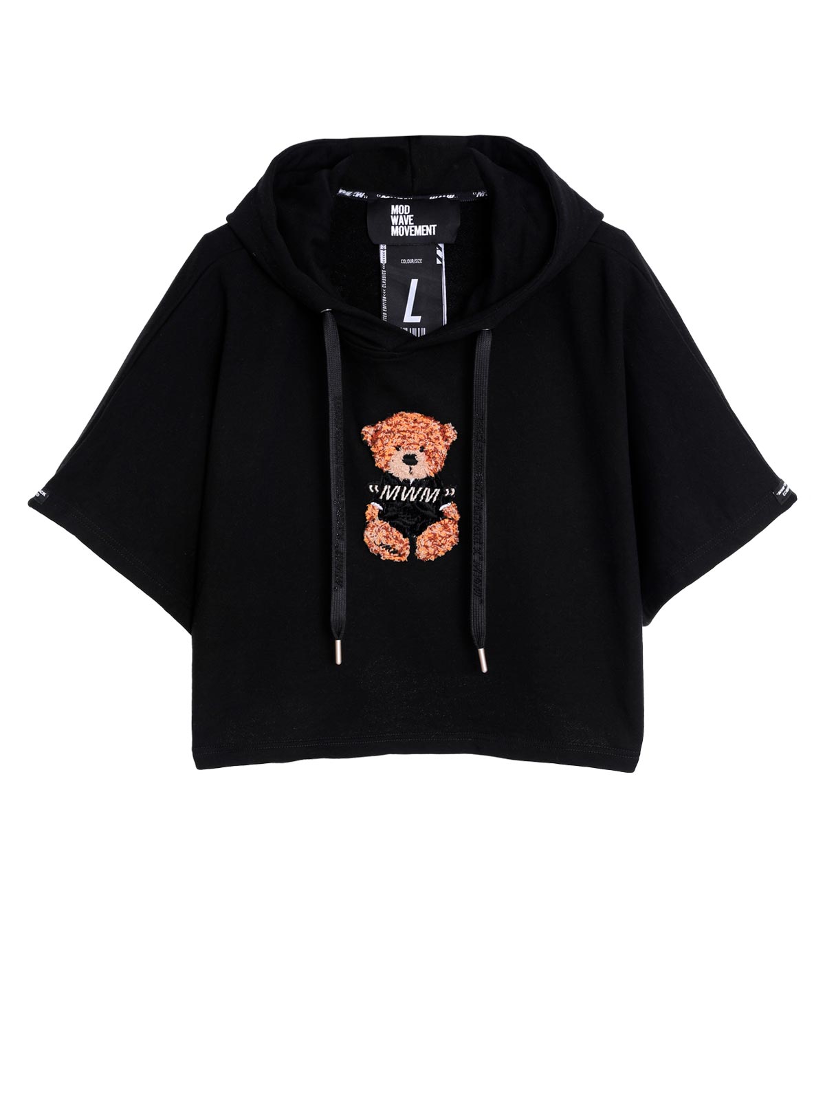 SUDADERA TEDDY  CROP