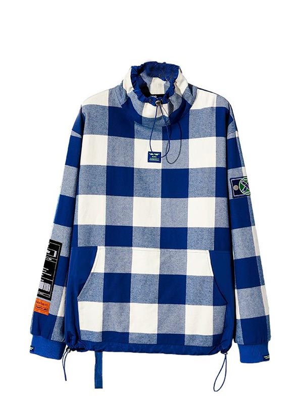 PLAID SWEATSHIRT