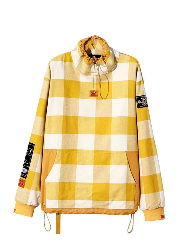 SUDADERA CUADROS