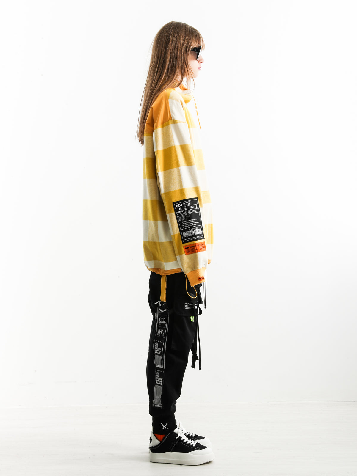 SUDADERA CUADROS