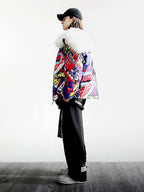 ABRIGO MULTICOLOR PUFFER