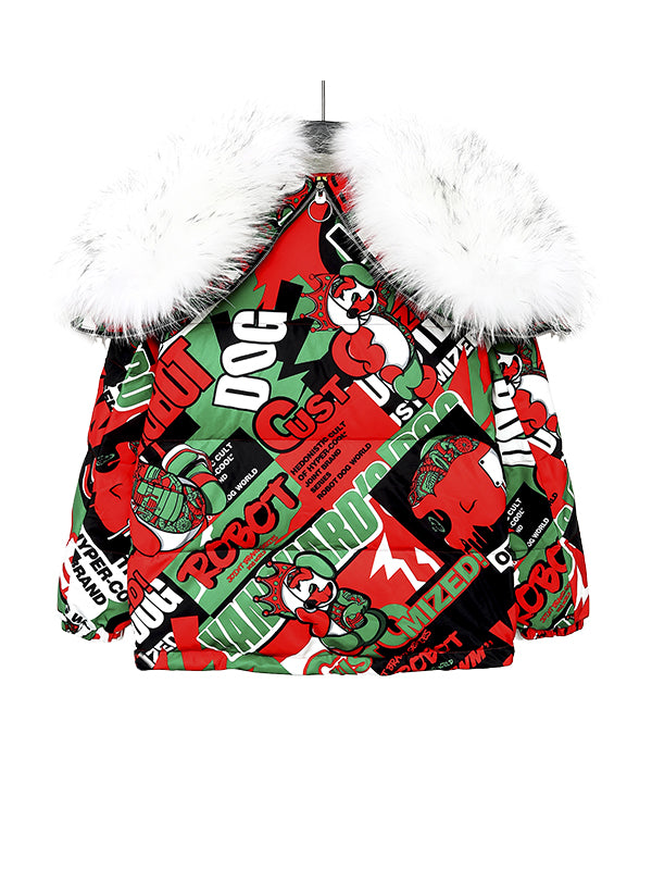 ABRIGO MULTICOLOR PUFFER