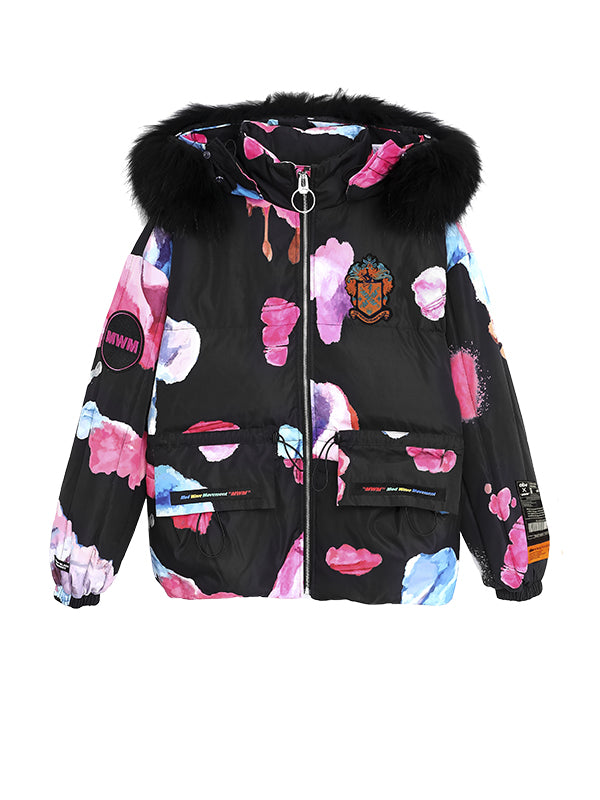 ABRIGO MULTICOLOR PUFFER