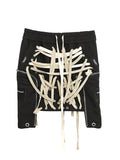 LACE-UP SKIRT