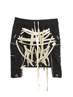 LACE-UP SKIRT