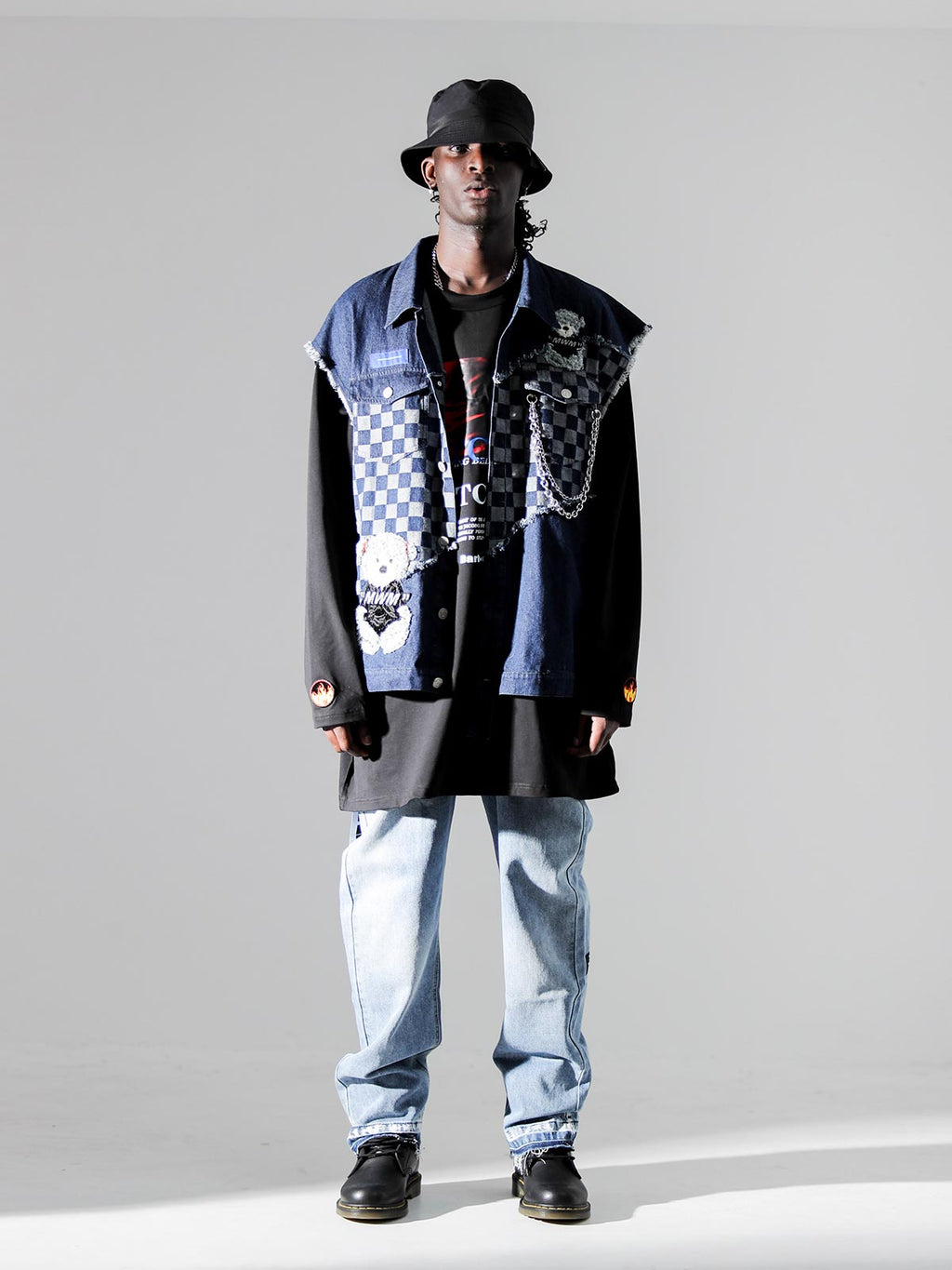 TEDDY DENIM VEST