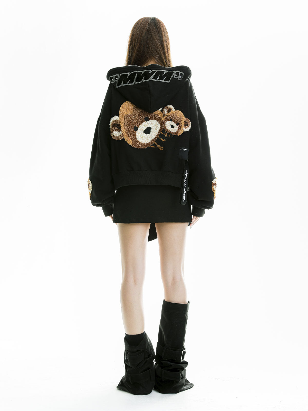 SUDADERA TEDDY CON CAPUCHA