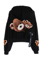SUDADERA TEDDY CON CAPUCHA