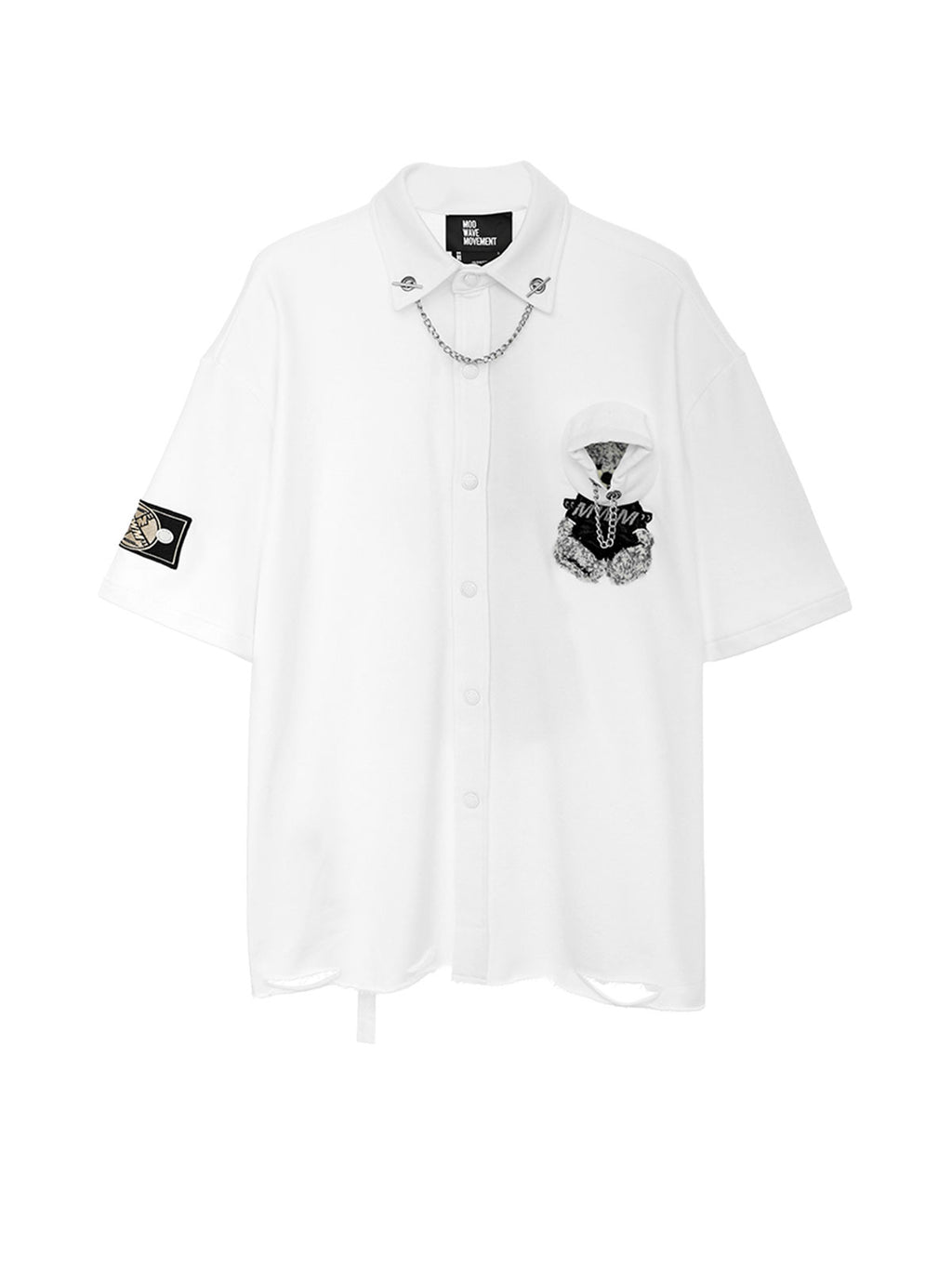 TEDDY SHIRT WITH CHAIN