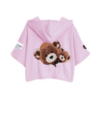 TEDDY CROPPED SWEATSHIRT