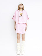 TEDDY CROPPED SWEATSHIRT